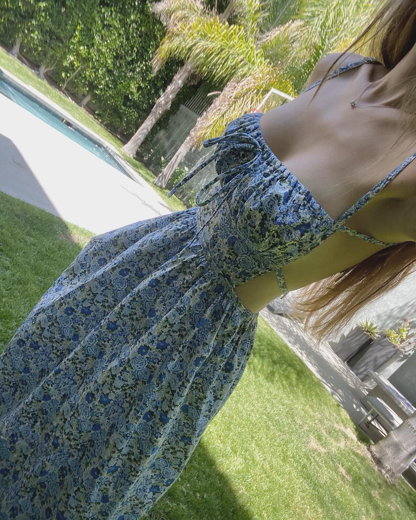 Blue dress